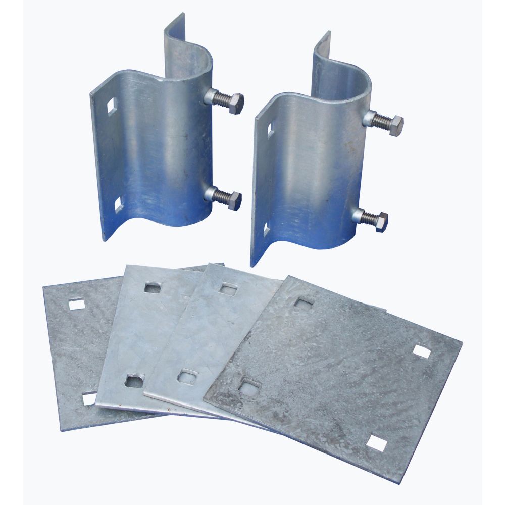 Stationary Dock Side Leg Holder Kit with Galvanized Steel Hardware