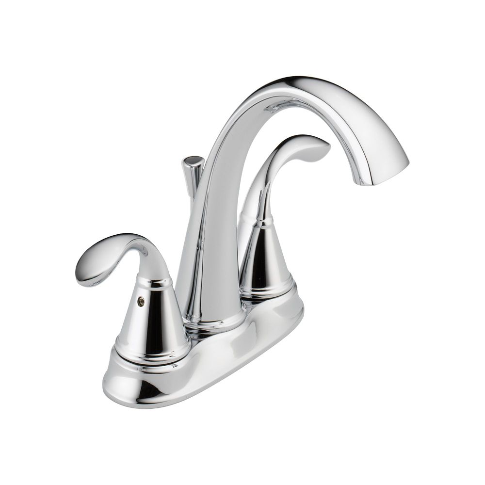 Delta Zella 2-Handle Bathroom Faucet in Chrome Finish | The Home Depot