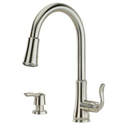 Pfister Shelton Pull Out Kitchen Faucet In Black