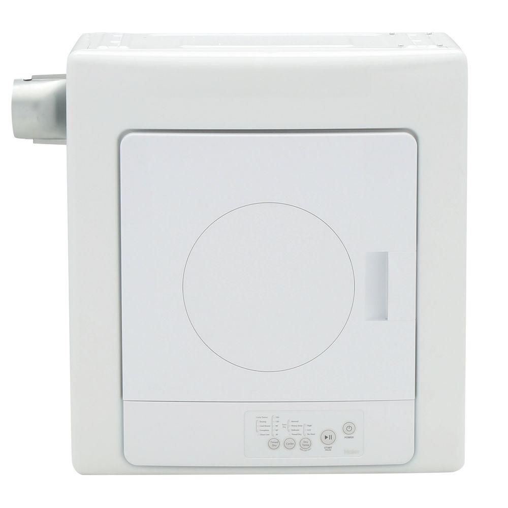 Haier 2.6 cu. ft. Portable Electric Vented Dryer in White The Home