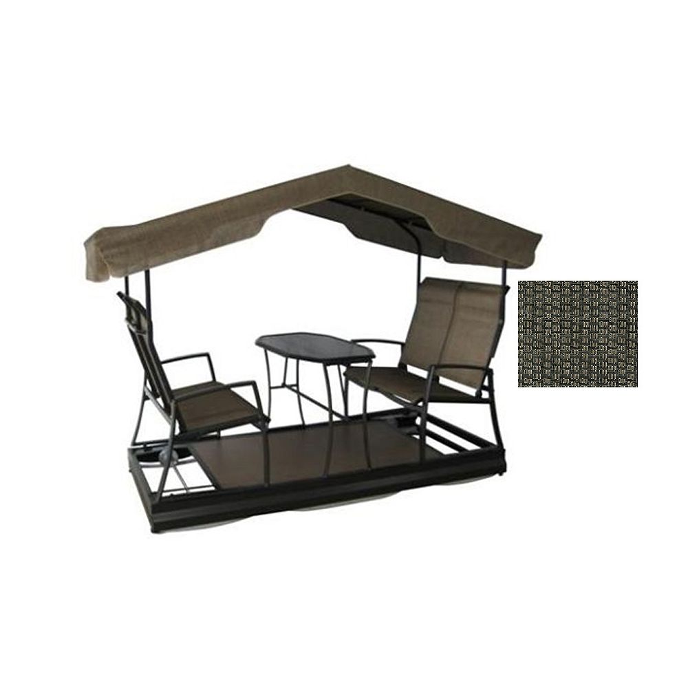 Sojag Canada 4 Seater Garden Glider In Anthracite The Home Depot Canada