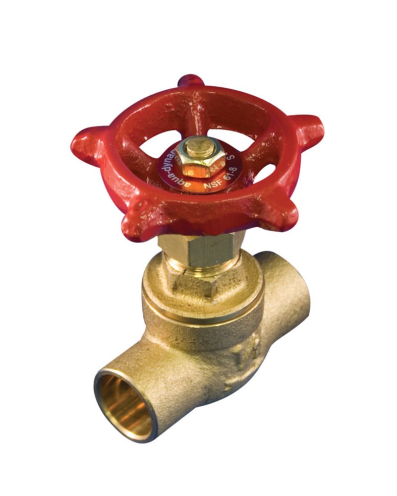 AquaDynamic Stop Valve 1/2 Inch Solder Lead Free Lead Free The Home