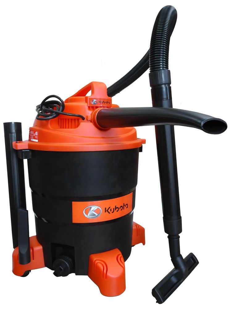 Kubota Wet/Dry Vac with Detachable Blower and Accessories (14.5G) The