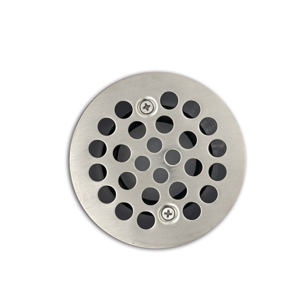 Valley Brushed Nickel Shower Drain The Home Depot Canada