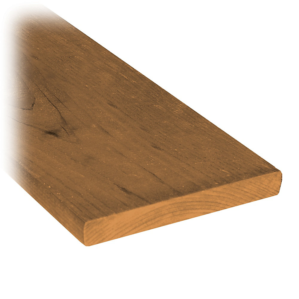 MicroPro Sienna Planche de clôture en bois traité de 1 x 6 x 8 pi