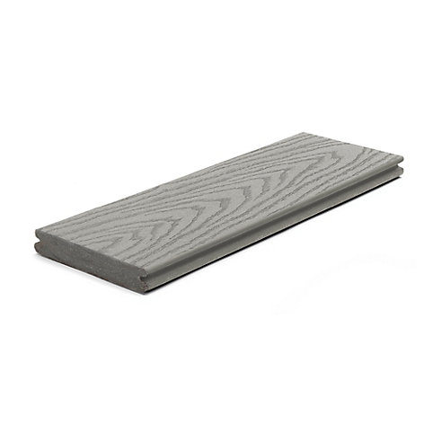 Trex 16 Ft Select Composite Ced Grooved Decking Pebble Grey Trex 16 Ft Select Composite Ced Grooved Decking Pebble Grey The Home Depot Canada