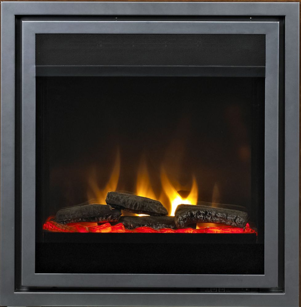 Paramount 28 Inch Fireplace Insert with Log Set The Home Depot Canada