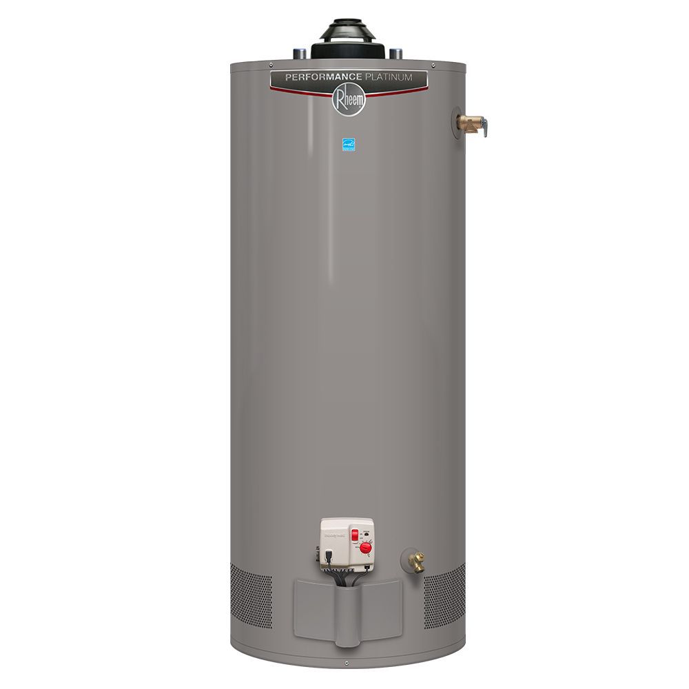 Rheem Chauffeeau au gaz 40 Gal Platinum Performance avec 12 ans de garantie Home Depot Canada