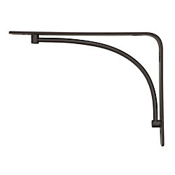6-inch x 8-inch Arch Bracket in Bronze