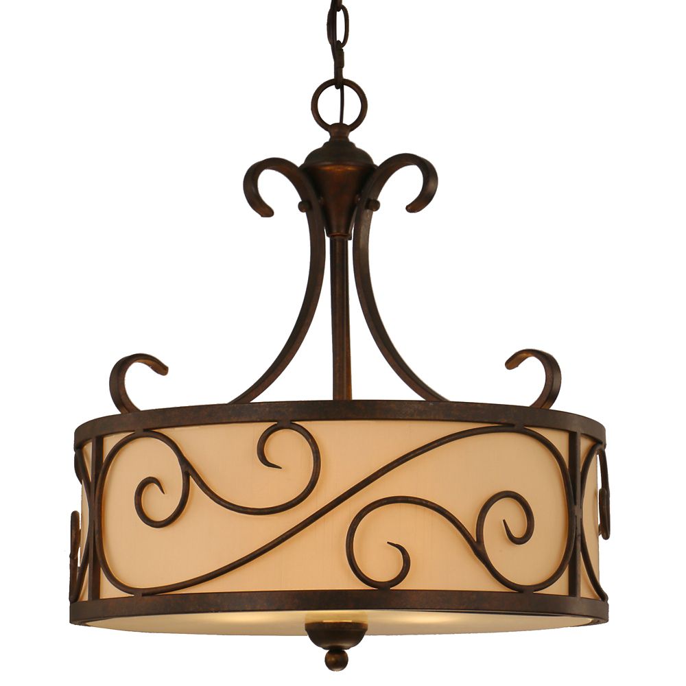 Home Decorators Collection Karina 18inch 3Light Pendant Ceiling Light