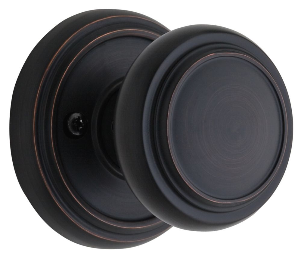 Weiser Wickham Bronze Passage Knob The Home Depot Canada