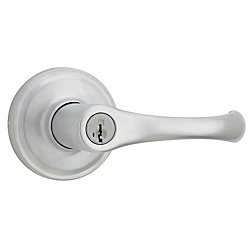 Aspen Satin Chrome Entry Lever