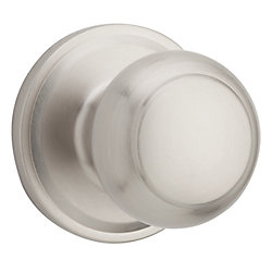 Troy Satin Nickel Passage Knob