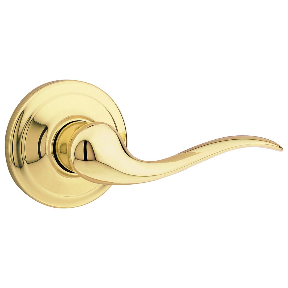 Toluca Polished Brass Passage Lever