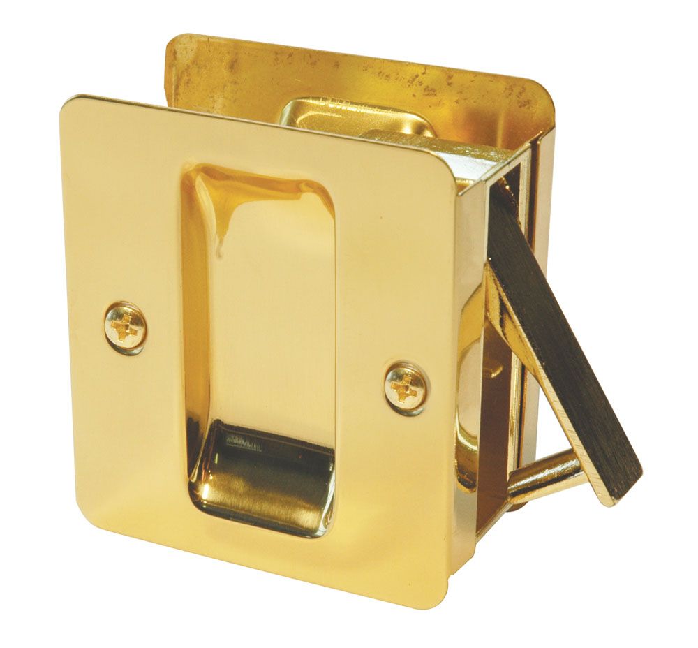 weiser 1030 square passage pocket door lock in polished weiser 1030 square passage pocket door lock in polished