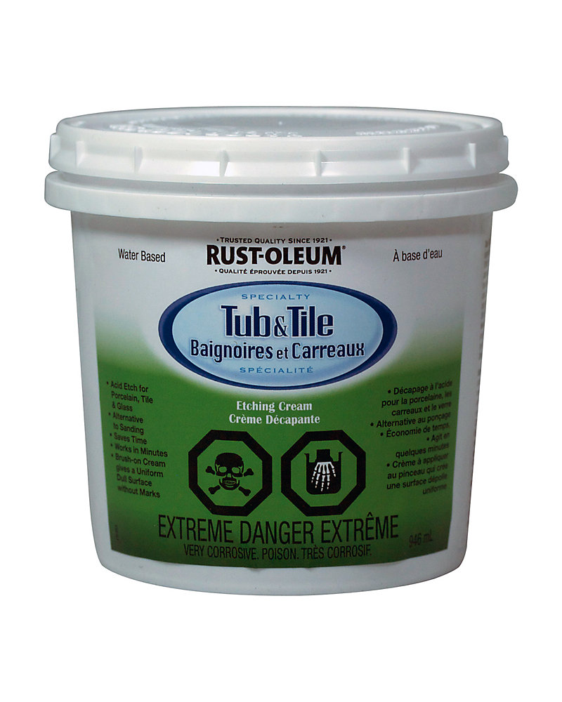 Tub Tile Etching Cream In Gloss White 946 Ml
