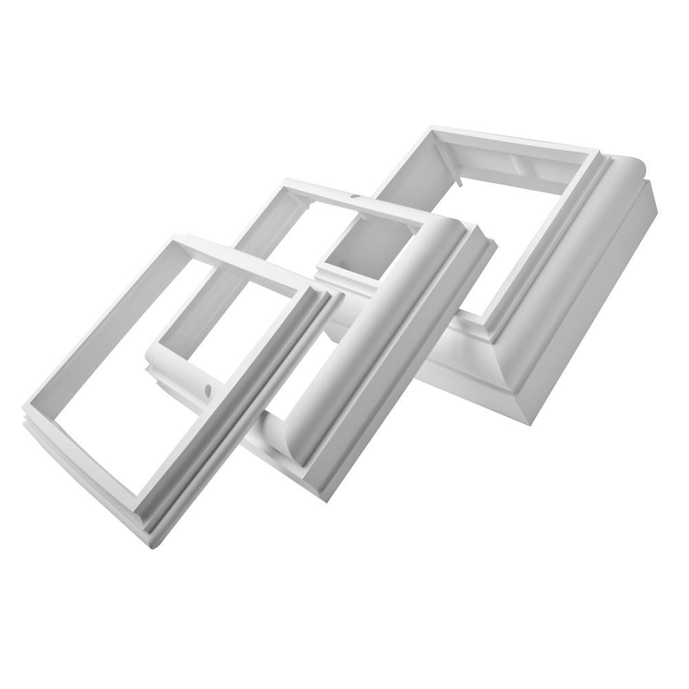 Alexandria Moulding PVC Trim Accessory Kit For 6 Inch Square Post Cover