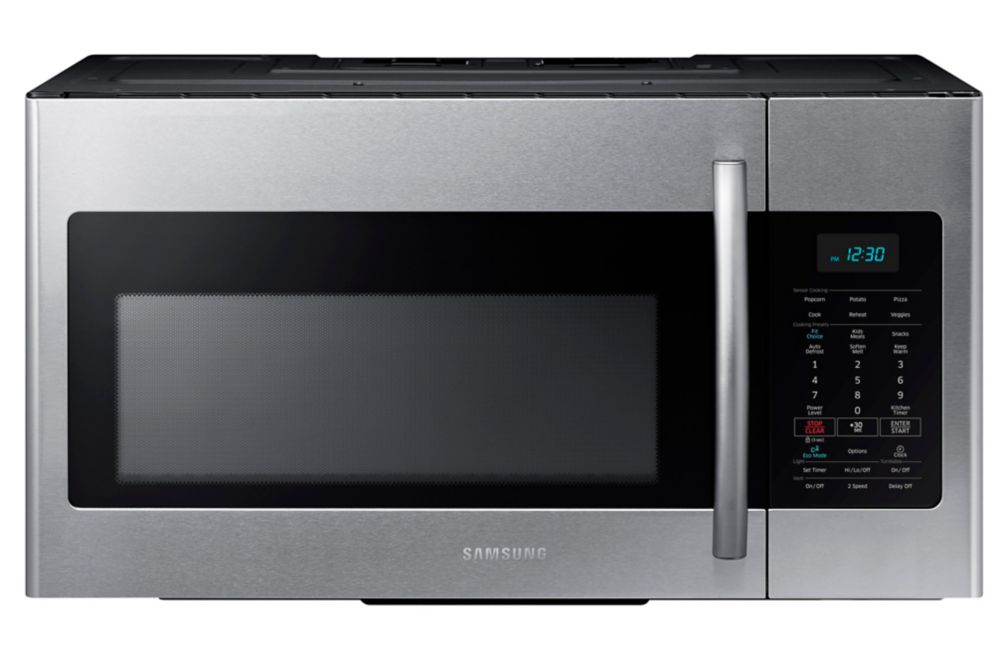 Samsung 1.7 cu. ft. OvertheRange Microwave Hood Combo in Stainless Steel The Home Depot Canada