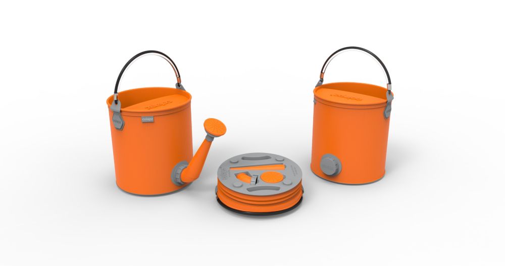 Colourwave Colpaz Collapsible 2in1 Watering Can & Bucket in Juicy