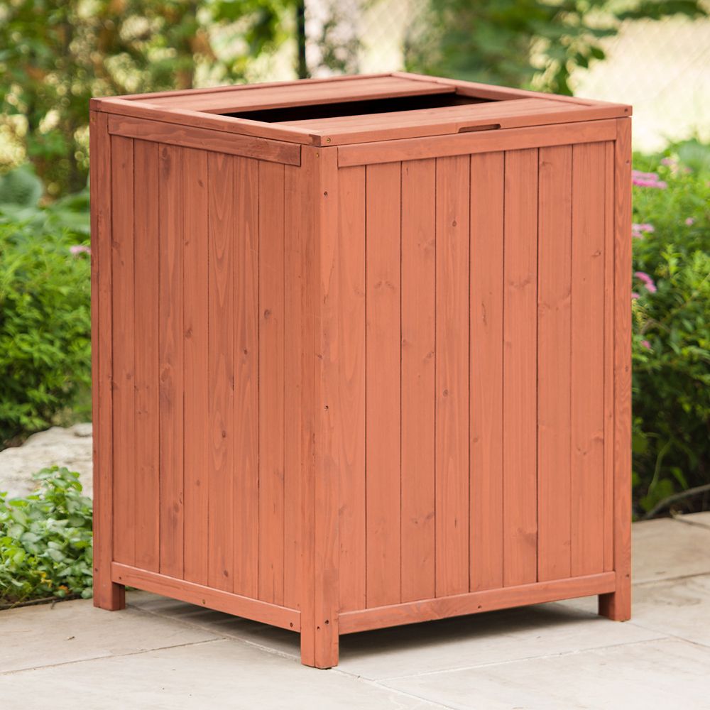 Suncast 120 Gal. Cedar and Resin Deck Box | The Home Depot Canada