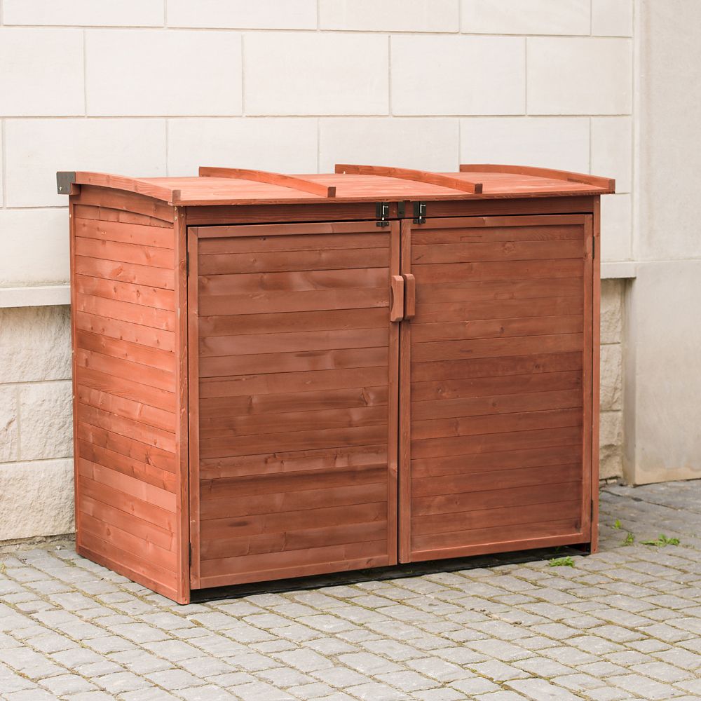 Leisure Season Large Horizontal Refuse Storage Shed | The ...