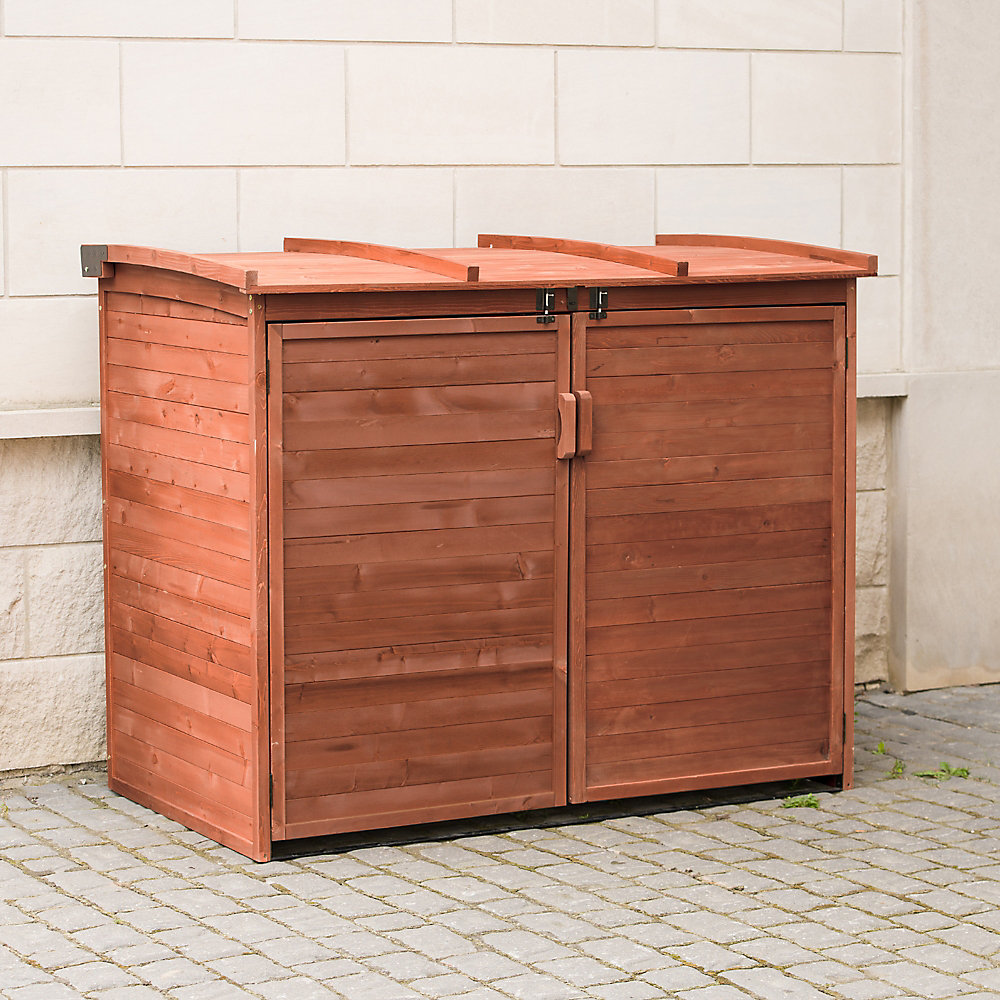Leisure Season Large Horizontal Refuse Storage Shed The ... Leisure Season Large Horizontal Refuse Storage Shed The ...