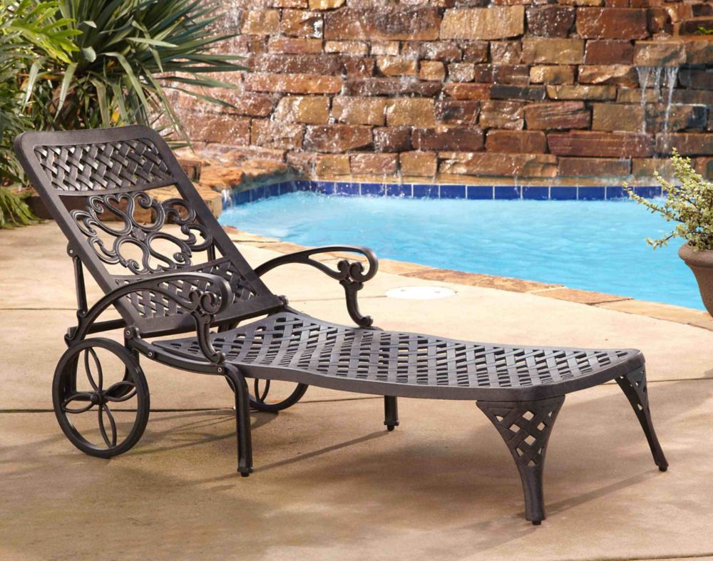 Nardi Omega Outdoor Chaise Lounge In Anthracite The Home Depot Canada   P 1000797781 