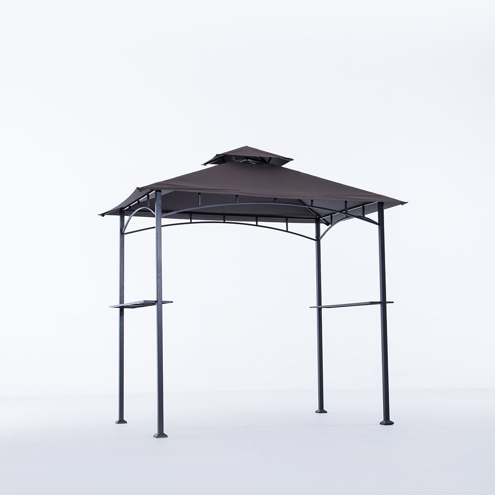 Sunjoy Agusta 8 ft. Grill Gazebo The Home Depot Canada
