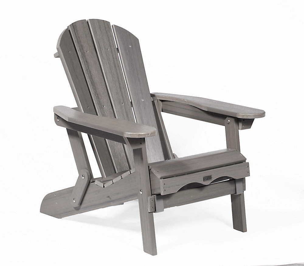 Eon Grey Adirondack Folding Chair | The Home Depot Canada