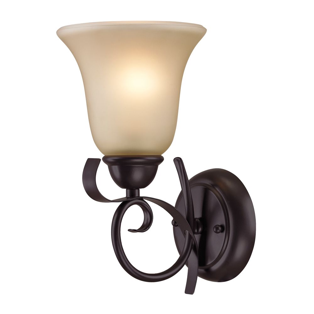 Titan Lighting 1 Light Wall Sconce In Oil Rubbed Bronze