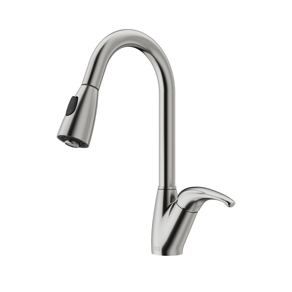 Vigo Stainless Steel Pull-Out Spray Kitchen Faucet | The ...