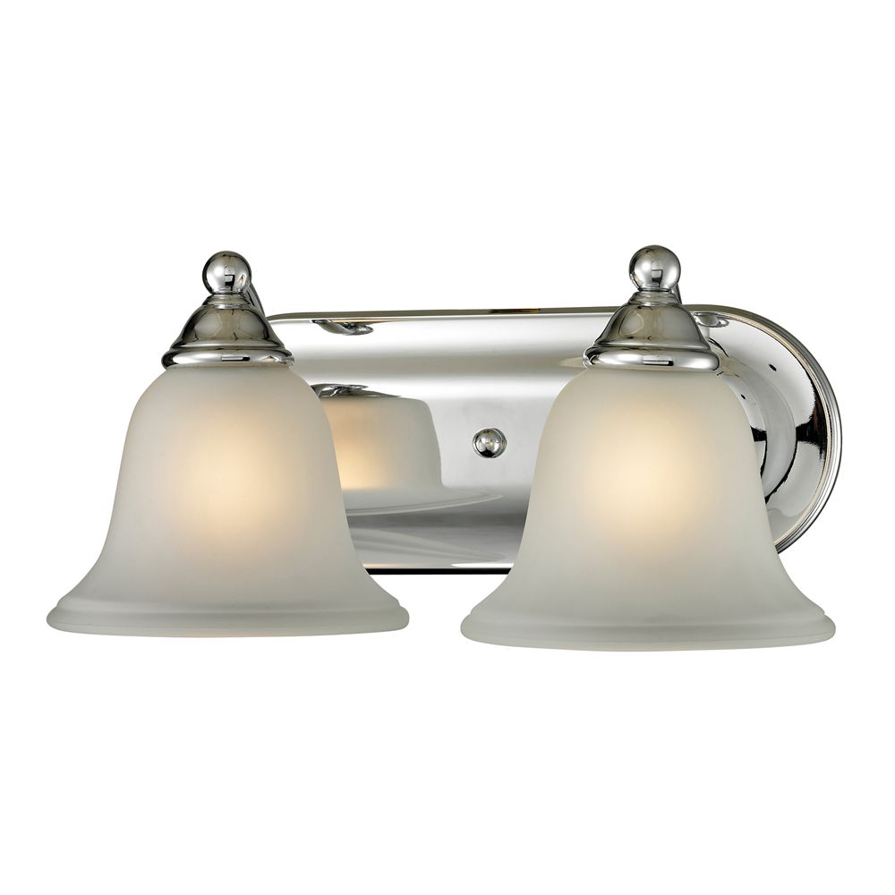 2 Light Bath Bar In Chrome With Led Option