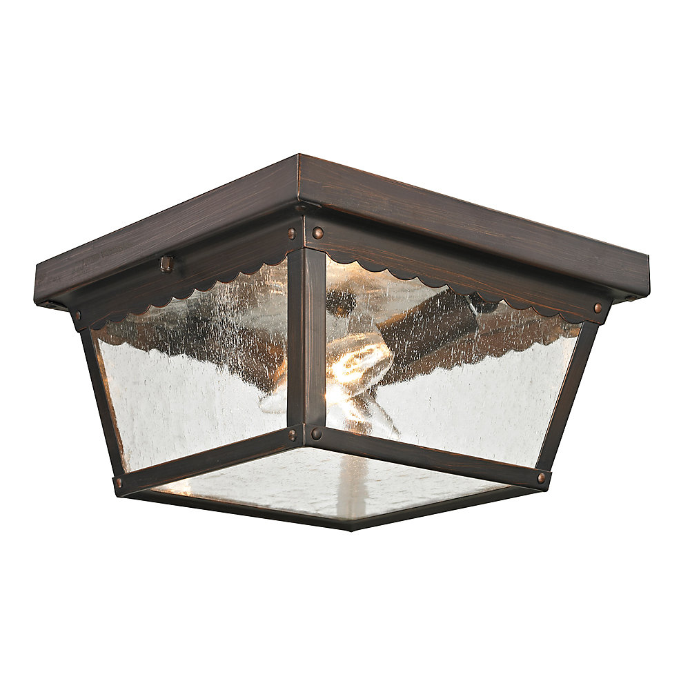 Outdoor Flush Mount In Hazelnut Bronze