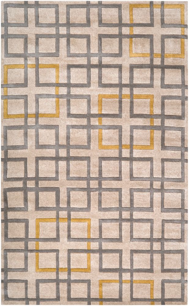 Artistic Weavers Tapis Calama beige en laine de Nouvelle-Zélande 5 Pi. x 8 Pi. Artistic Weavers Tapis Calama beige en laine de Nouvelle-Zélande 5 Pi. x 8 Pi.