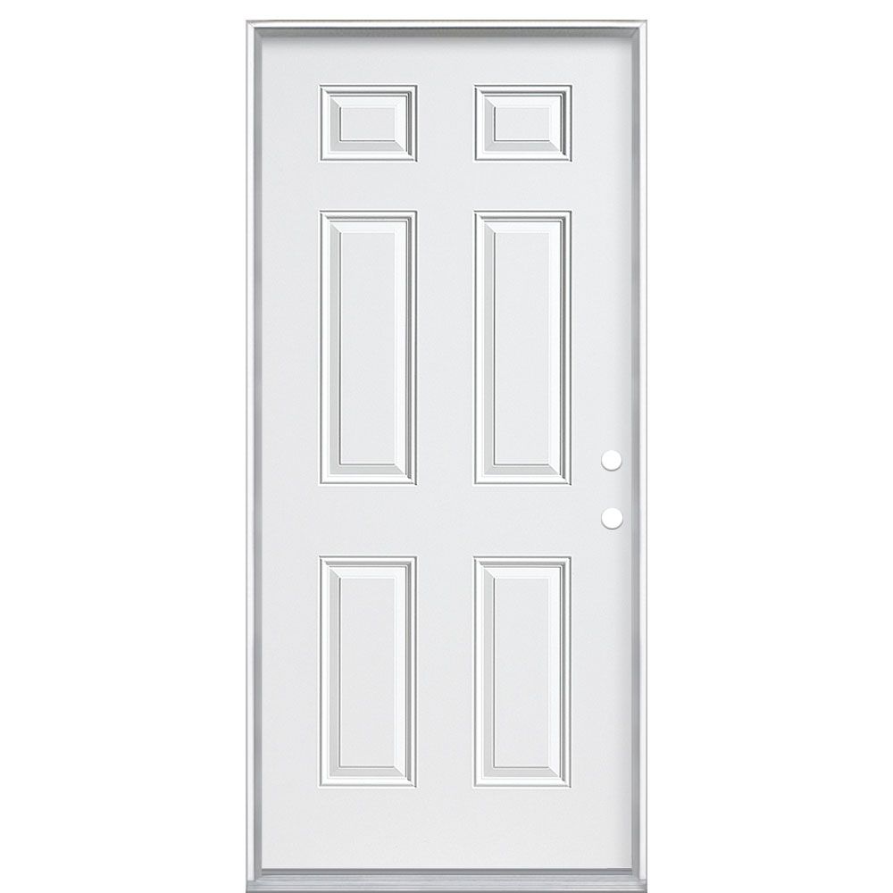 Masonite Sequence 22 Inch X 36 Nickel Glass Insert The Home Masonite 32 Inch X80x6 9 16 6 Panel Cladded Lh