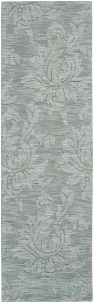 Artistic Weavers Tapis Passage Biruca gris bleu en laine - 2 Po. 6 Pi. x 8 Po. Artistic Weavers Tapis Passage Biruca gris bleu en laine - 2 Po. 6 Pi. x 8 Po.
