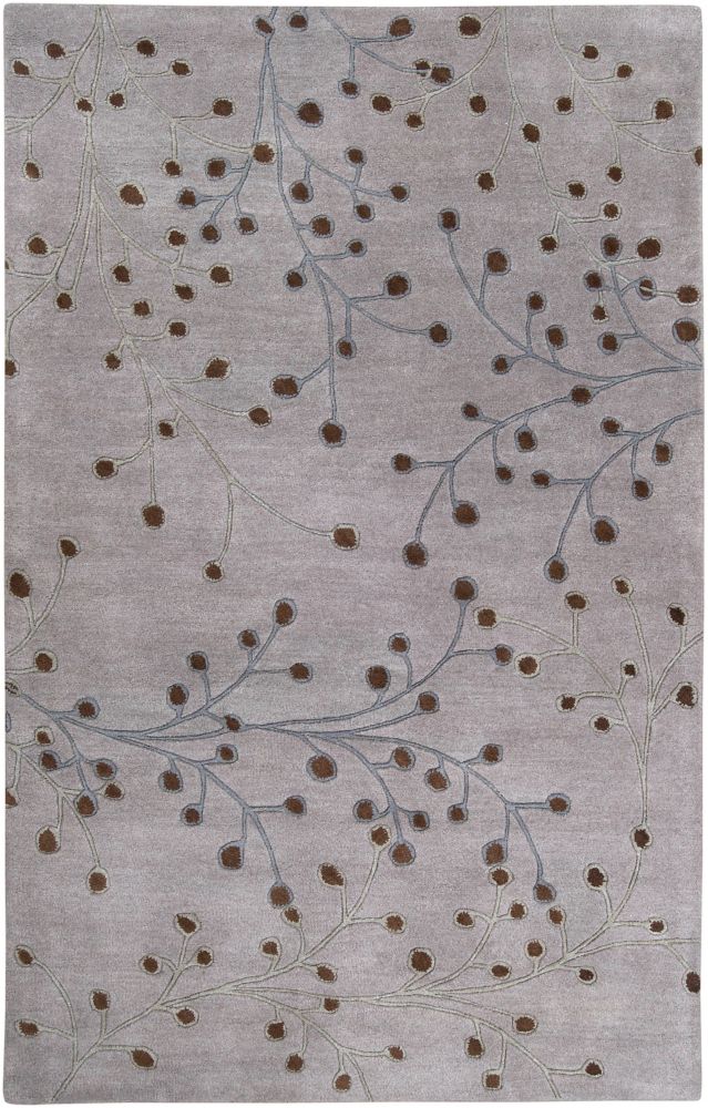 Artistic Weavers Tapis Carpette Palmilla grise en laine - 8 Po. x 11 Po. Artistic Weavers Tapis Carpette Palmilla grise en laine - 8 Po. x 11 Po.