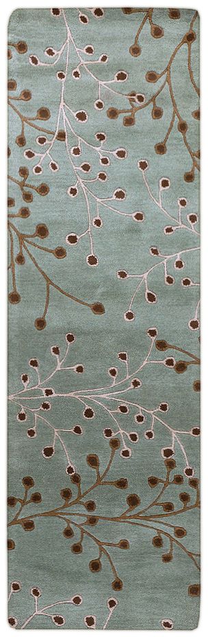 Artistic Weavers Tapis Passage Talca bleu aquatique en laine - 2 Po. 6 Pi. x 8 Po. Artistic Weavers Tapis Passage Talca bleu aquatique en laine - 2 Po. 6 Pi. x 8 Po.
