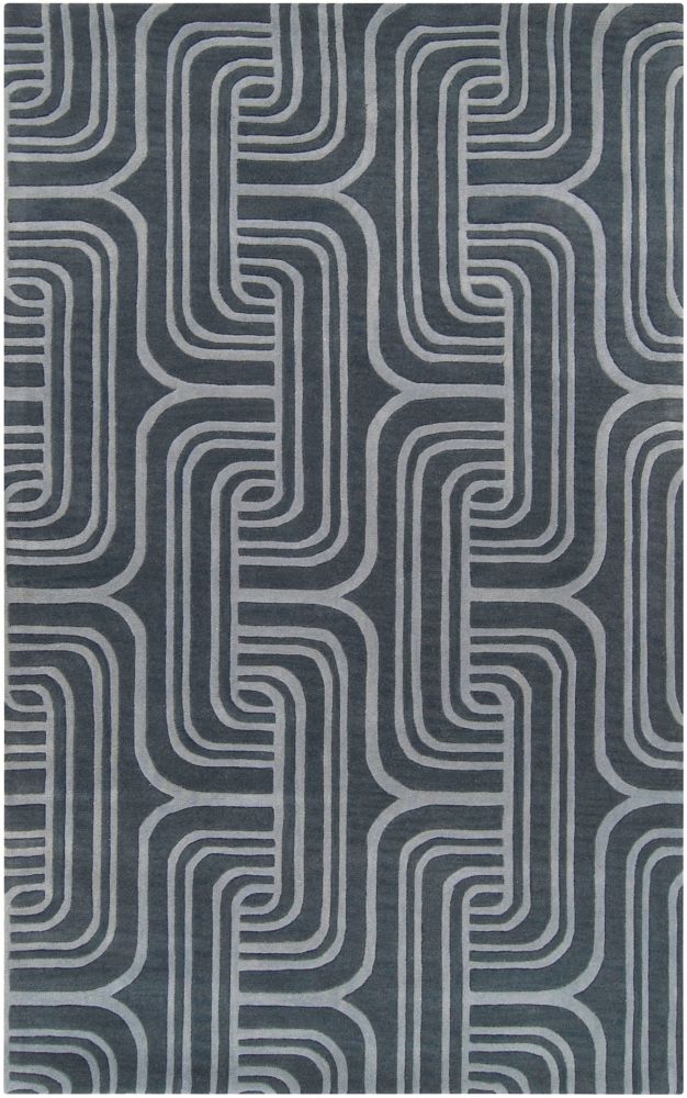 Artistic Weavers Carpette Tocuya bleu nuit en laine - 8 pieds x 11 pieds Artistic Weavers Carpette Tocuya bleu nuit en laine - 8 pieds x 11 pieds