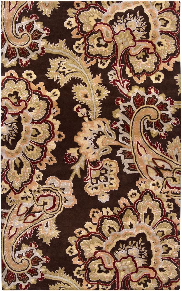 Artistic Weavers Tapis Delado chocolat en laine de Nouvelle-Zélande - 2 Po. x 3 Po. Artistic Weavers Tapis Delado chocolat en laine de Nouvelle-Zélande - 2 Po. x 3 Po.