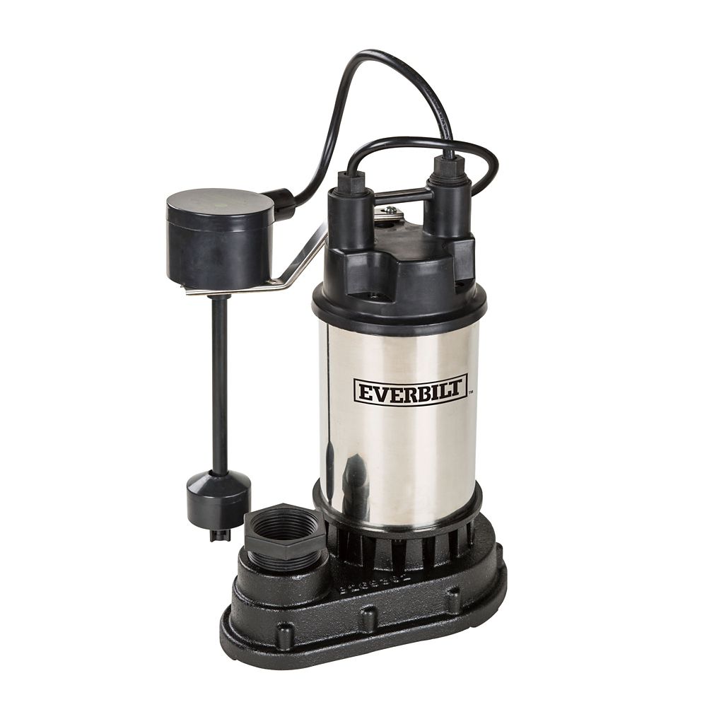 Basement Watchdog 1 3 HP Submersible Combination Sump Pump System