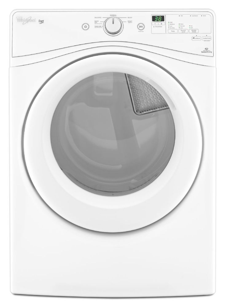 Whirlpool Duet® 7.3 cu. ft. HE Dryer with Advanced Moisture Sensing in