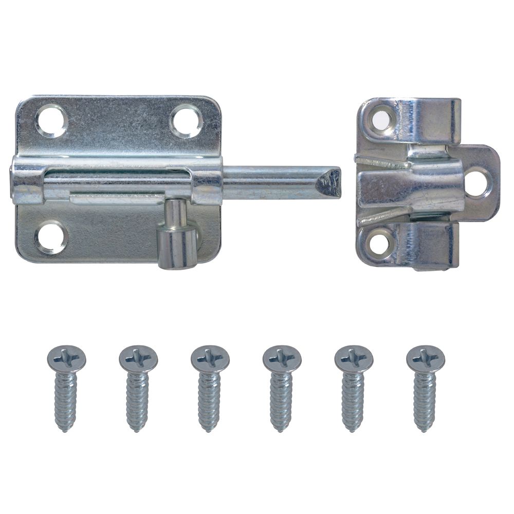 Everbilt 21/2Inch Zinc Plated SelfAdjusting Barrel Bolt 1pk The