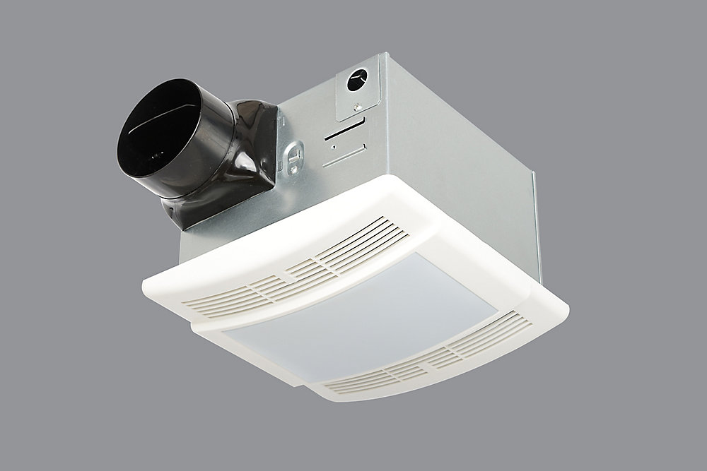 Hampton Bay 90CFM Ceiling Exhaust Bath Fan Light The Hampton Bay 90CFM Ceiling Exhaust Bath Fan Light The