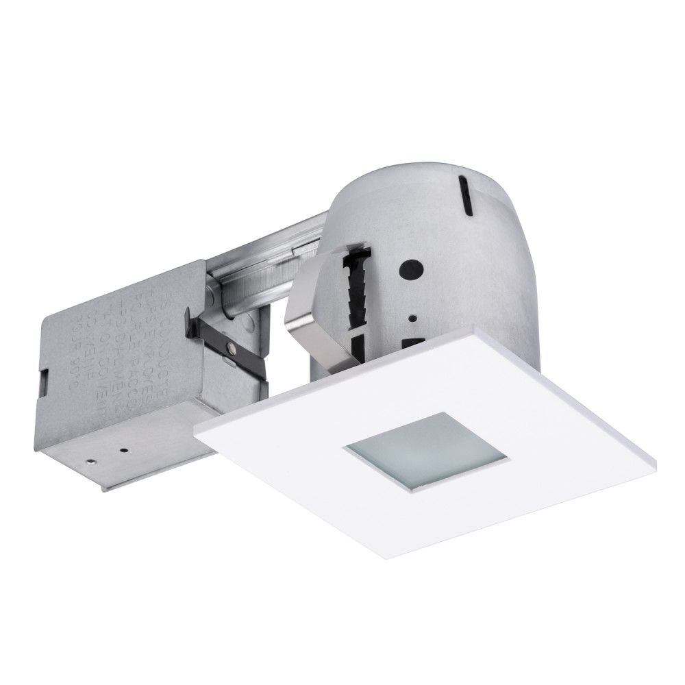 187125 4 In. Bathroom Shower Dimmable Downlight Die Cast Recessed Lighting Ki...