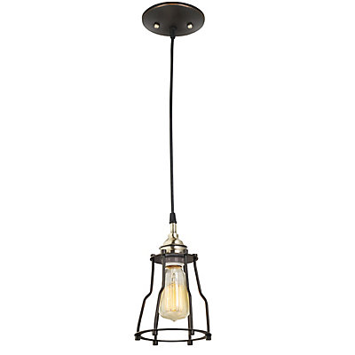 globe electric 1 light vintage hanging caged pendant light fixture