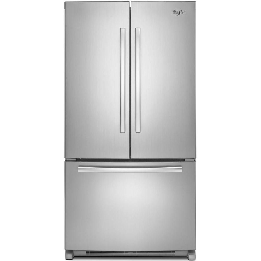 Whirlpool 20.6 cu. ft. Side by Side Refrigerator in Black, Counter ...