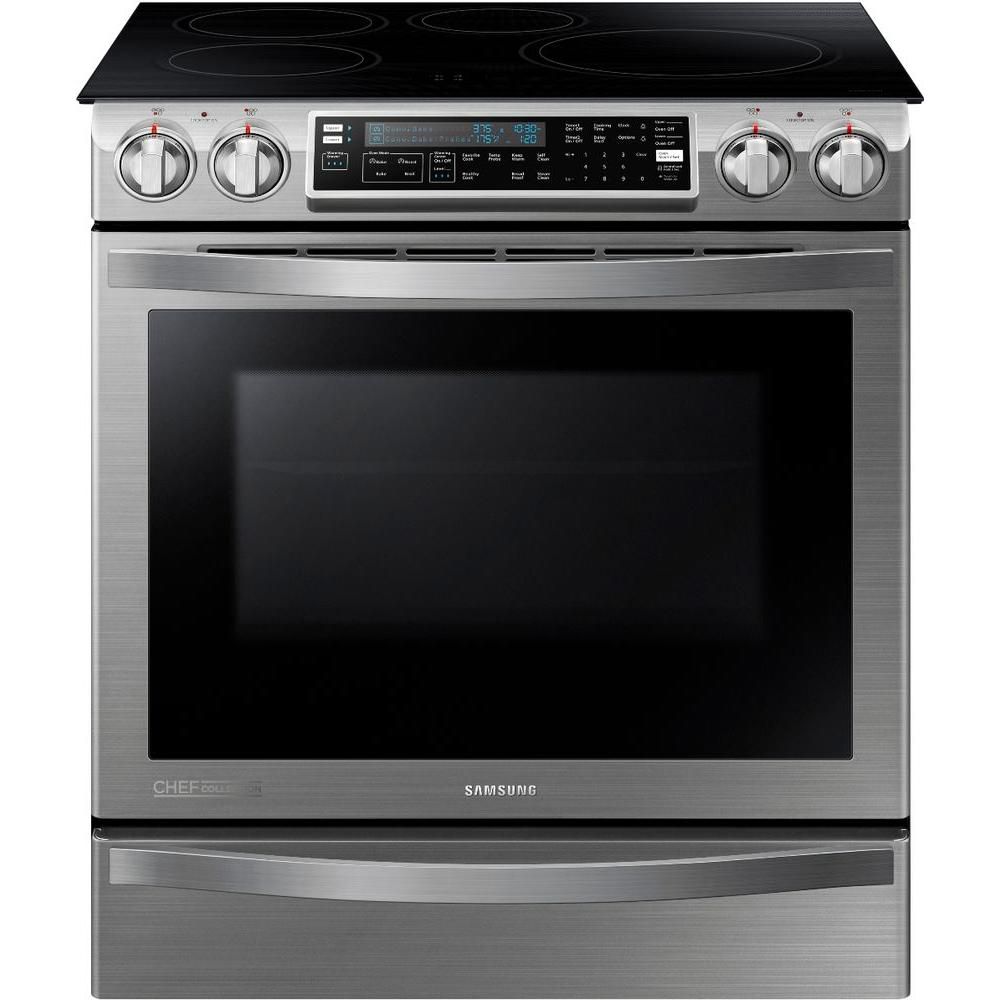 Samsung Chef Collection 5.8 cu. ft. Slidein Induction Range with Flex