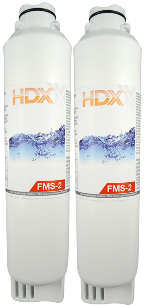 HDX FMS-2 Refrigerator Replacement Filter Fits Samsung HAF-CIN (2 ...