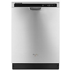 Lave-vaisselle à commande frontale en acier inoxydable avec cuve en plastique, 53 dBA - ENERGY STAR